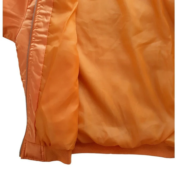 Birch and Stone Orange M Bear Bomber Jacket in Small - Picture 7 of 12